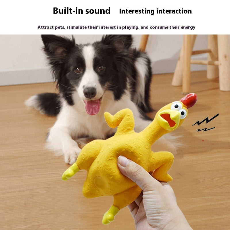 Bite-Resist Squeaky Chicken
