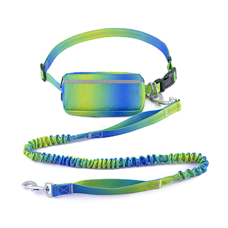 Adjustable Hands-Free Running Leash with Waist Belt