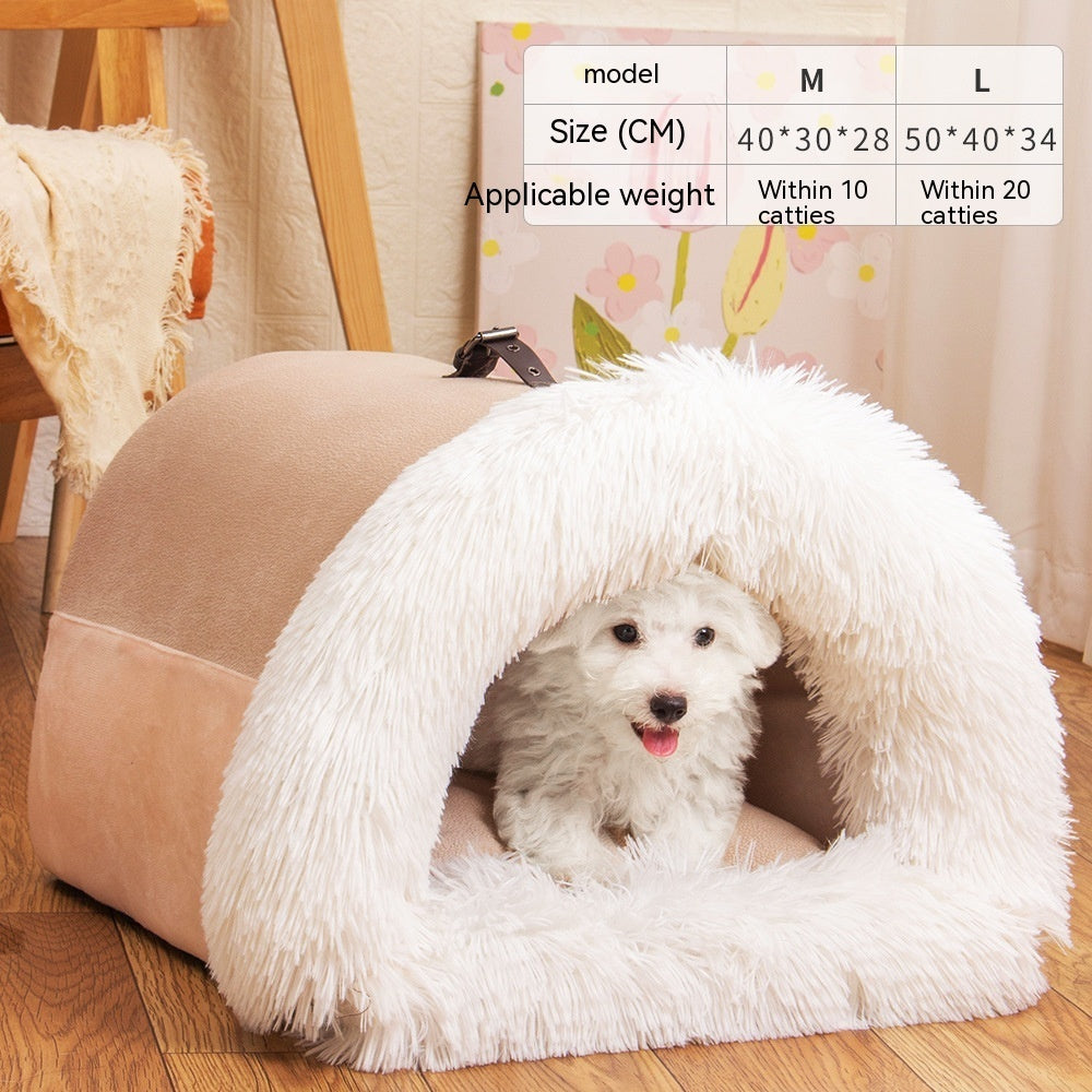 FuzzyHaven - The Comfiest Pup Bed