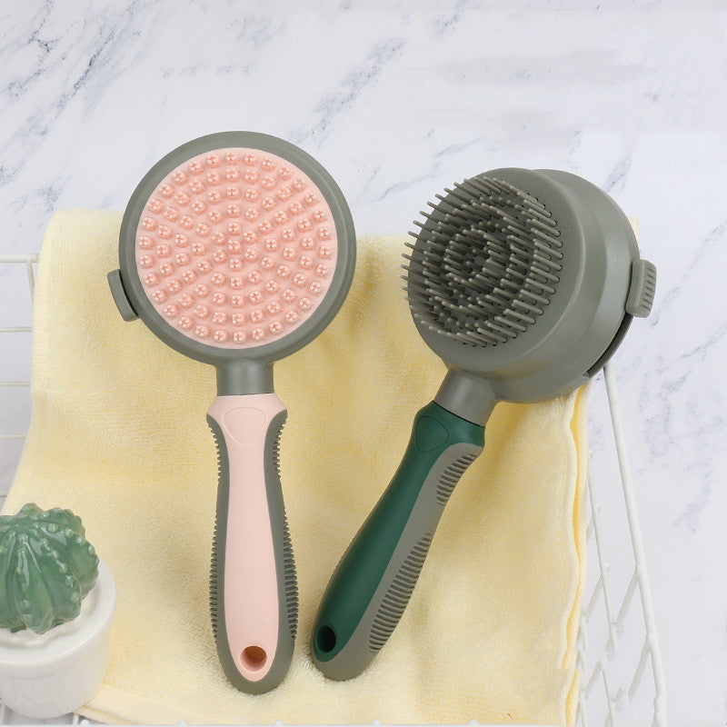 Double-Sided Pet Grooming Brush for Dogs & Cats