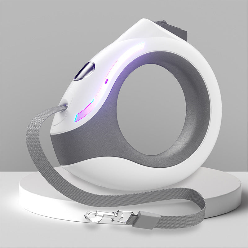 Automatic Retractable Pet Leash with Light