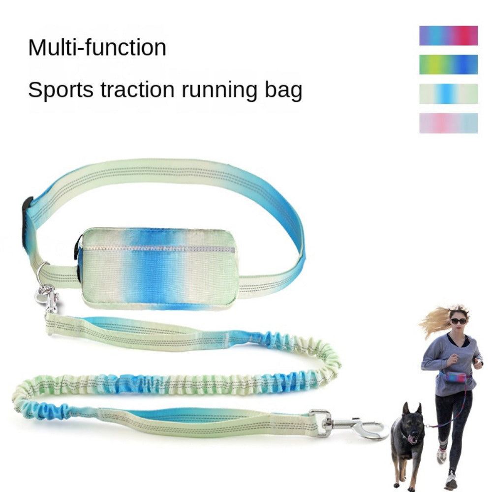 Adjustable Hands-Free Running Leash with Waist Belt
