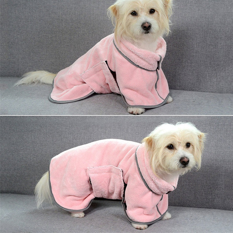 Microfiber Dog Bathrobe Towel