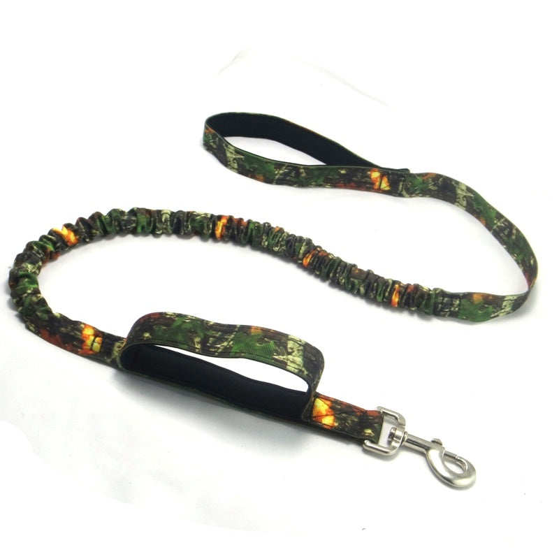 Camouflage Elastic Pet Leash Drawstring