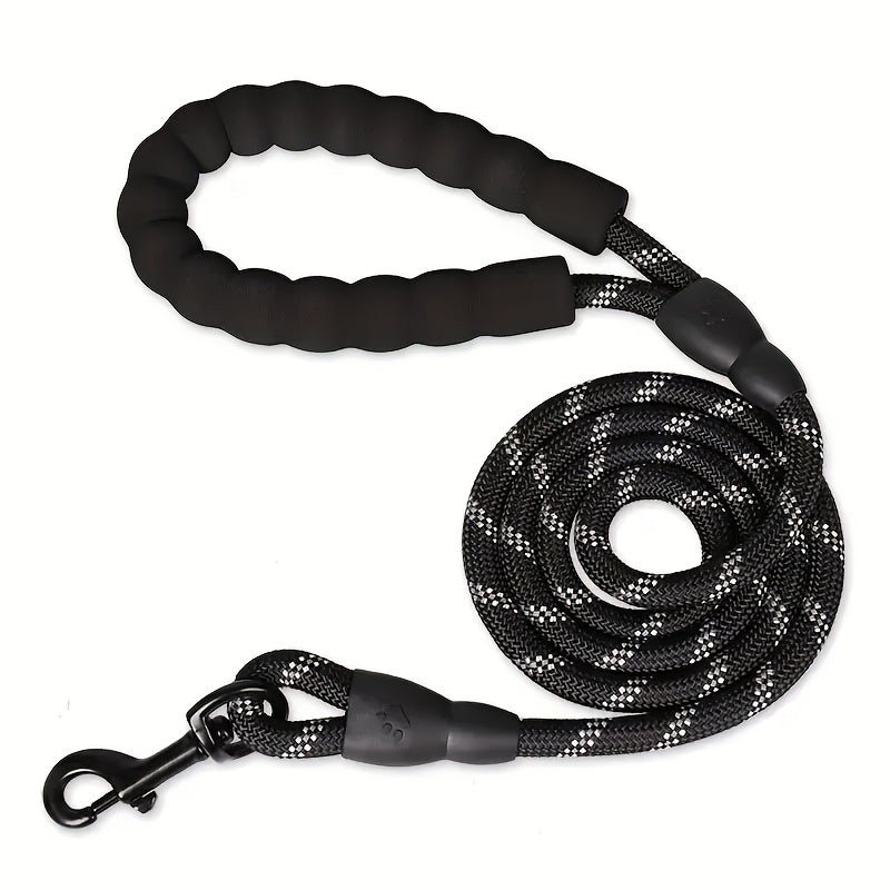 ProGrip Reflective 5-ft Long Rope Leash for Dogs