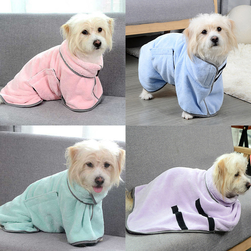 Microfiber Dog Bathrobe Towel
