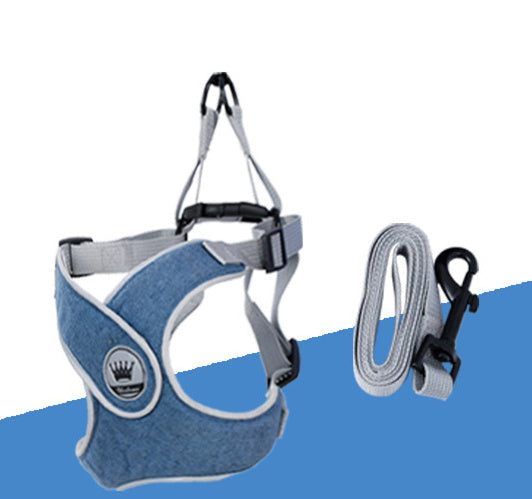 Easy-Wear Adjustable Pet Harness with Reflective Straps