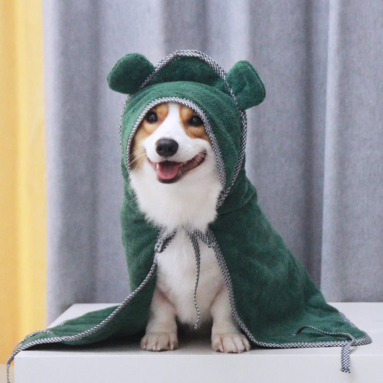 Pawfect Plush Hooded Towel