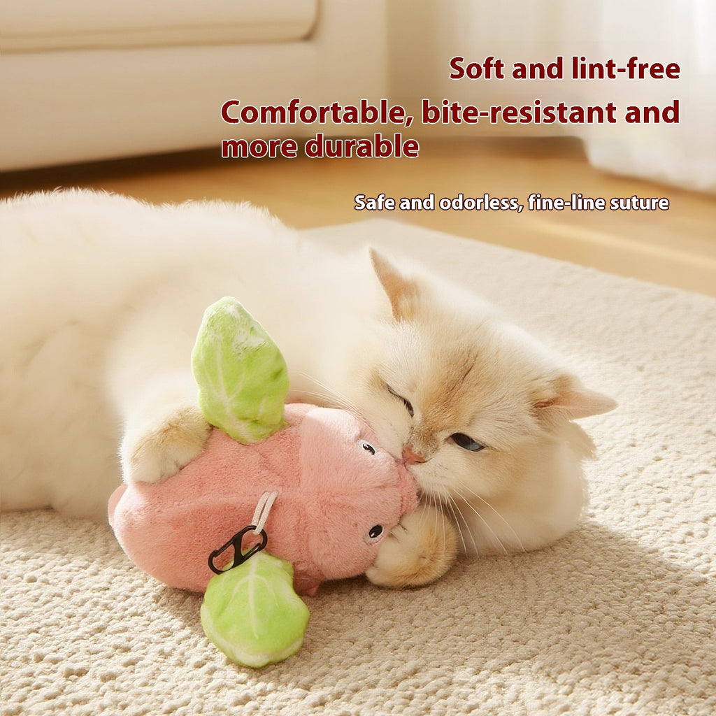 Self-Moving Pig Cat Toy with Sound