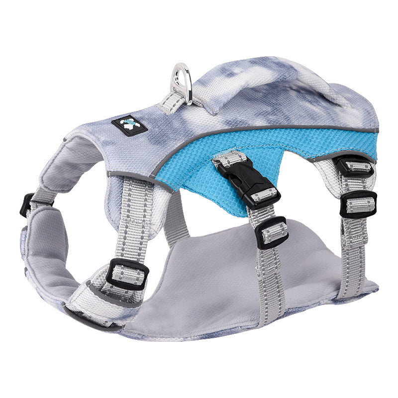 Reflective Pet Cooling Clothes Chest Strap