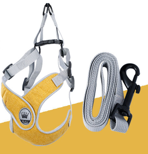 Easy-Wear Adjustable Pet Harness with Reflective Straps