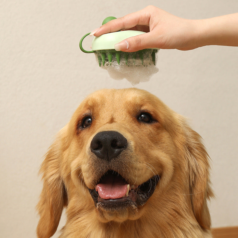 Pet Silicone Shampoo Brush – Gentle & Effective