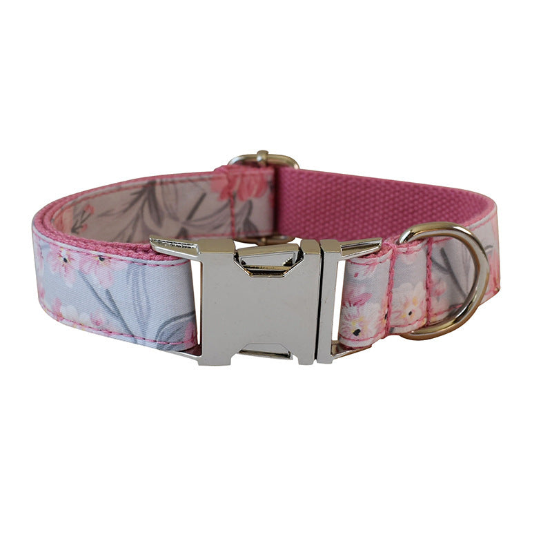 Pretty in Pink Dog Collar & Leash