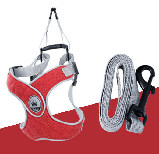 Easy-Wear Adjustable Pet Harness with Reflective Straps