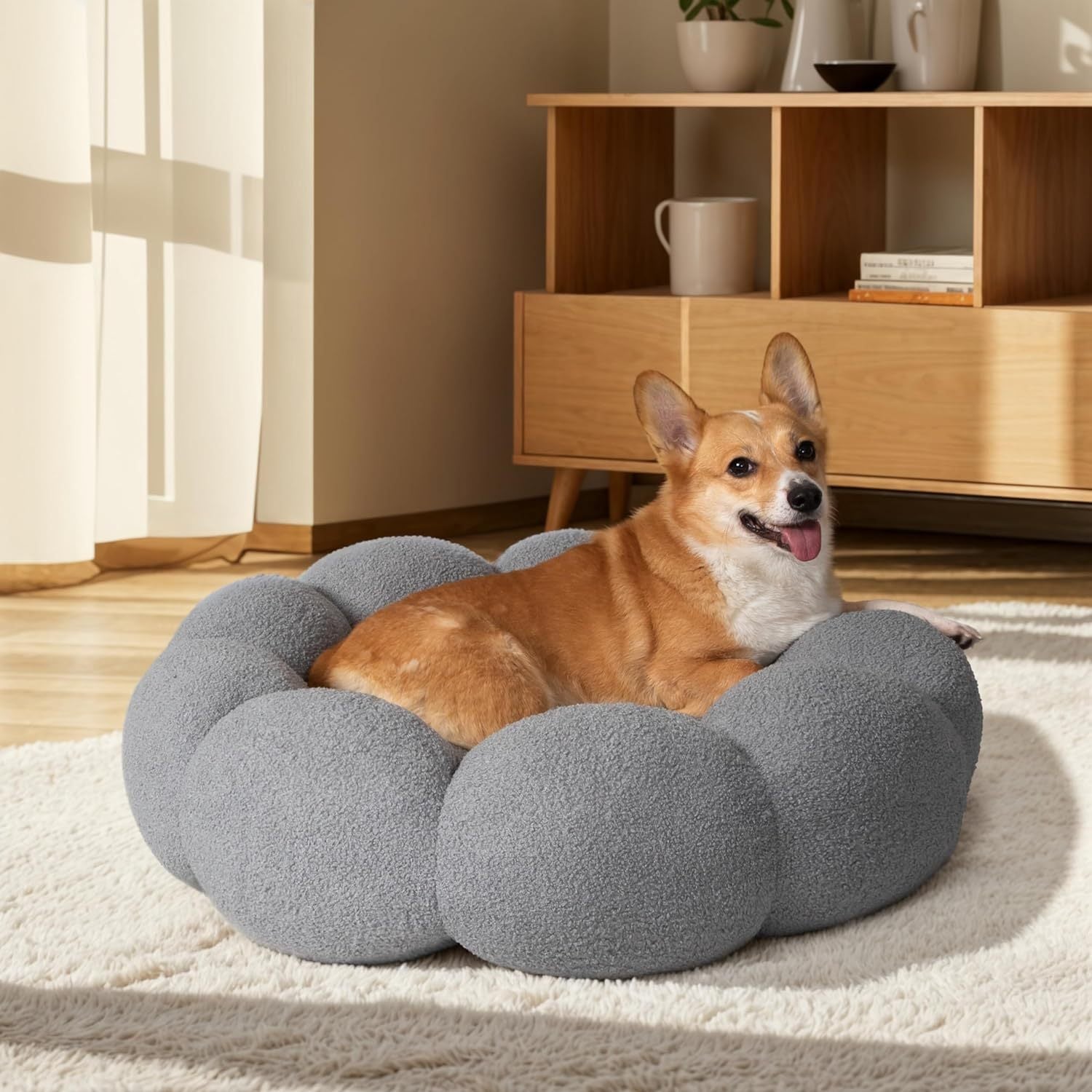 Calming Flower Pet Bed