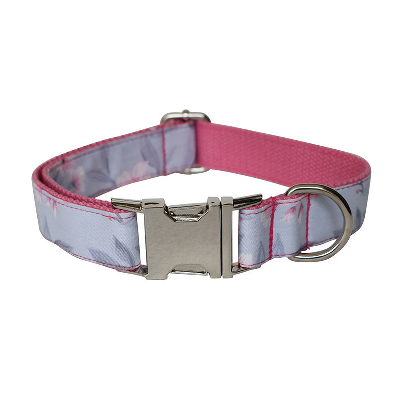 Pretty in Pink Dog Collar & Leash
