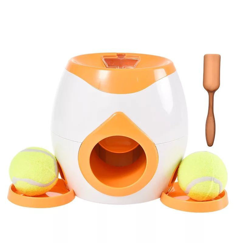 Pet Ball Launcher with Snack Reward