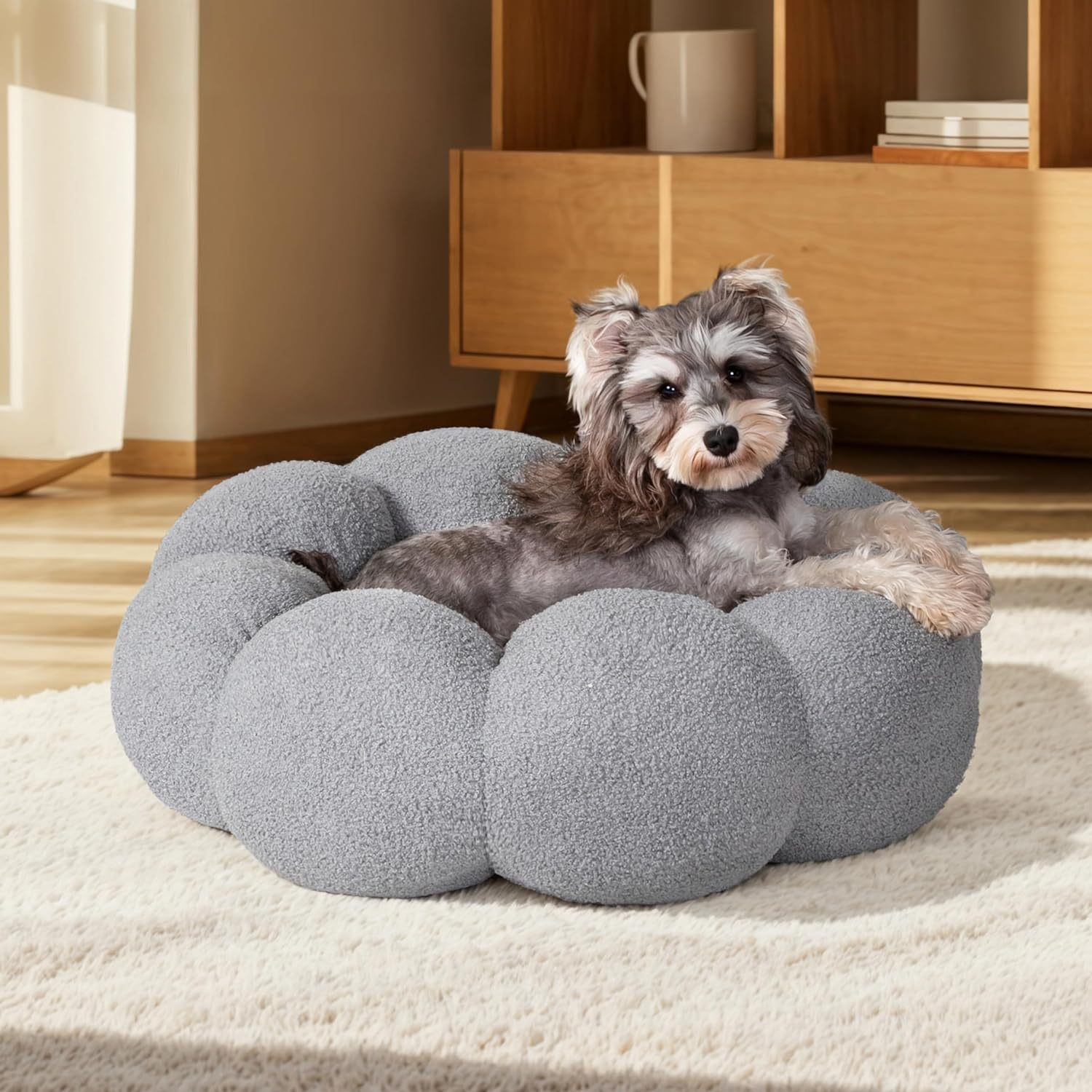 Calming Flower Pet Bed