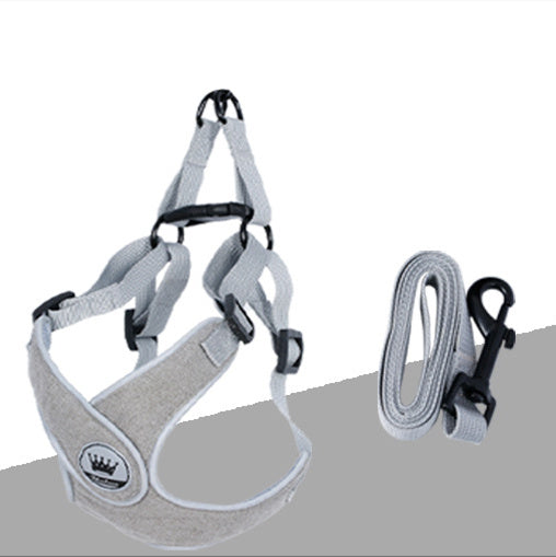 Easy-Wear Adjustable Pet Harness with Reflective Straps