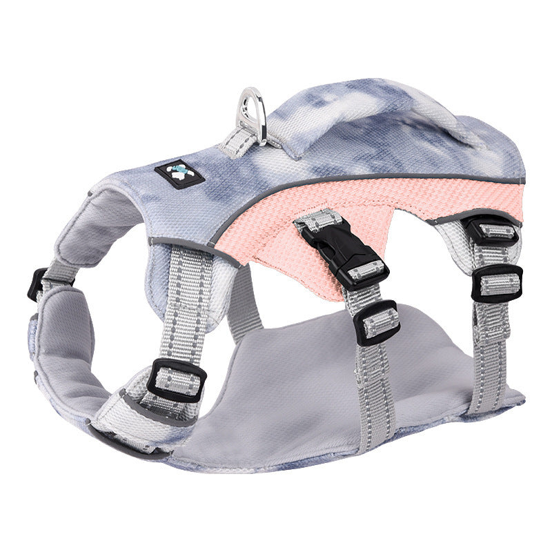 Reflective Pet Cooling Clothes Chest Strap