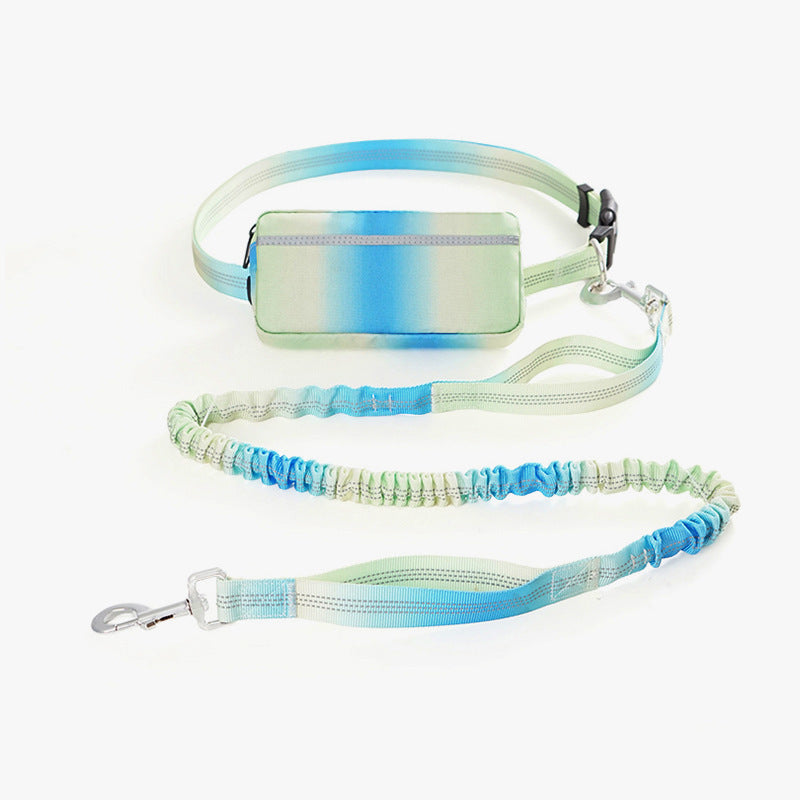 Adjustable Hands-Free Running Leash with Waist Belt