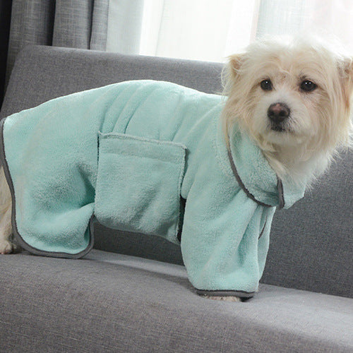 Microfiber Dog Bathrobe Towel