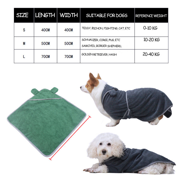 Pawfect Plush Hooded Towel