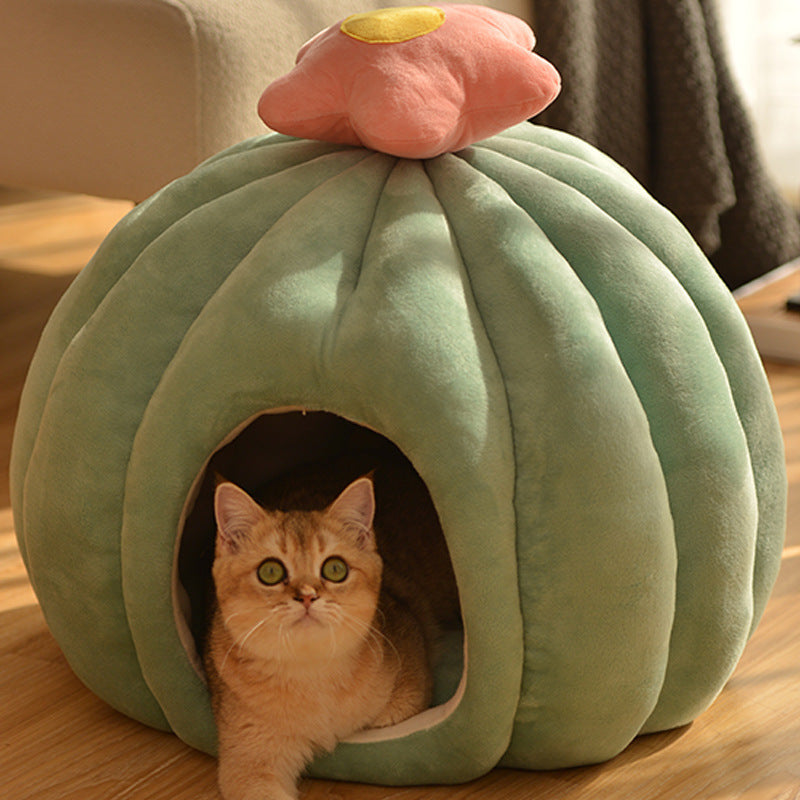 Purrfect Hideaway Cat Bed