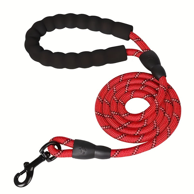ProGrip Reflective 5-ft Long Rope Leash for Dogs