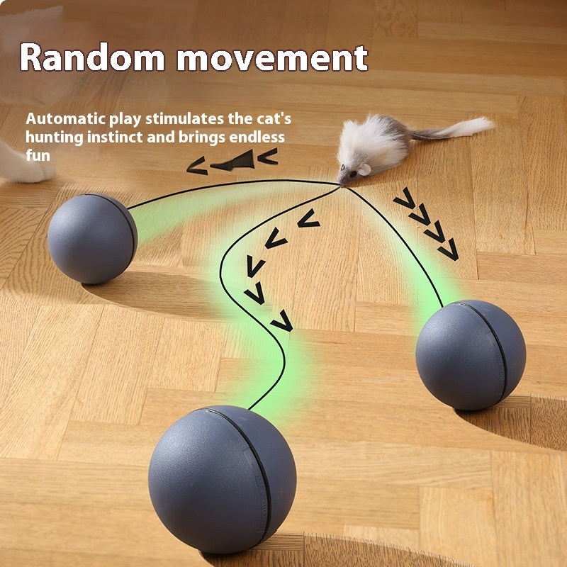 SmartChase Cat Teaser Ball + Mouse
