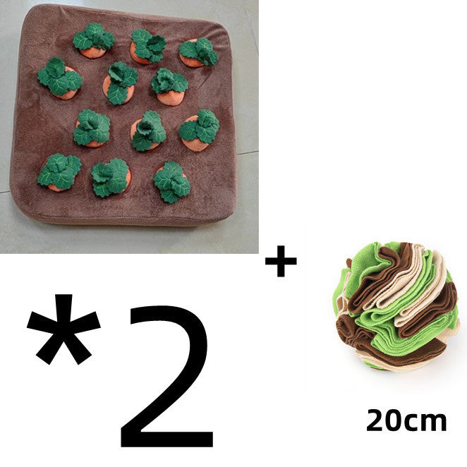 Carrot Hunt Snuffle Toy