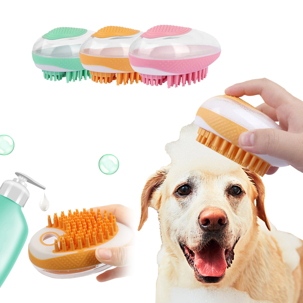Pet Bath Brush 2-in-1 SPA Massage Comb