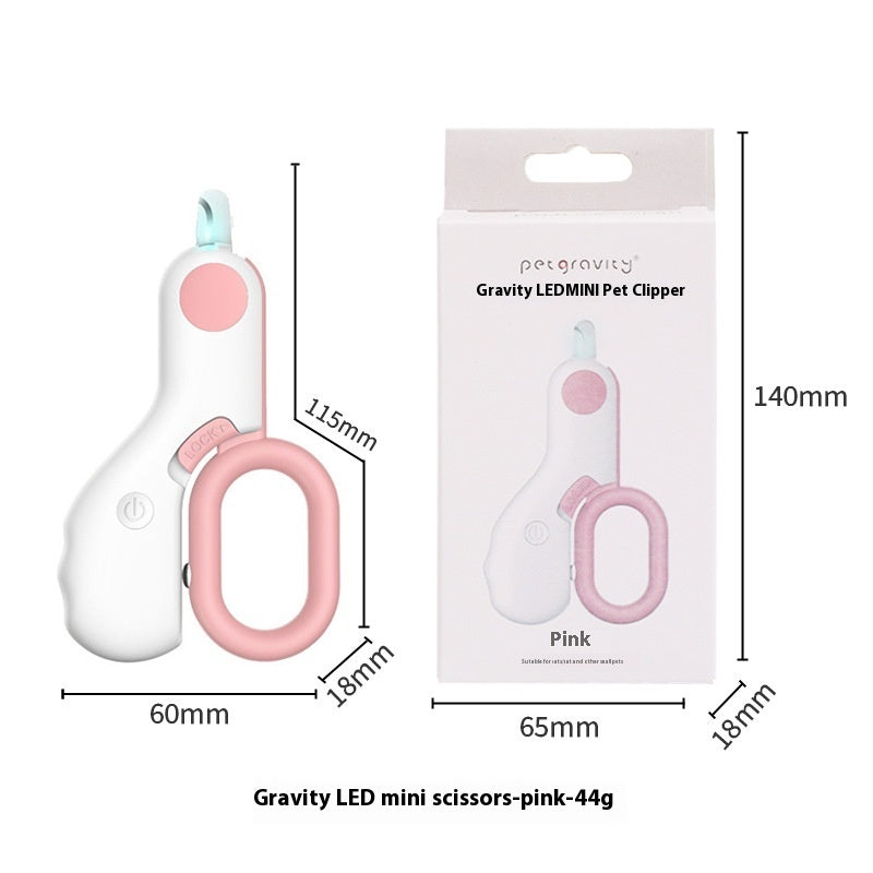 Pet LED Labor-saving Cat Nail Scissors