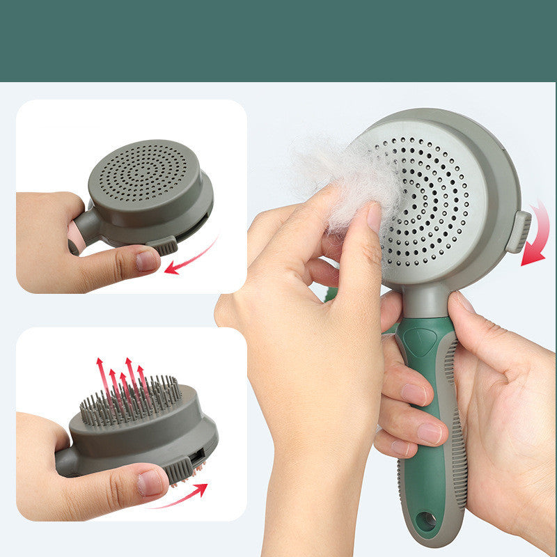 Double-Sided Pet Grooming Brush for Dogs & Cats
